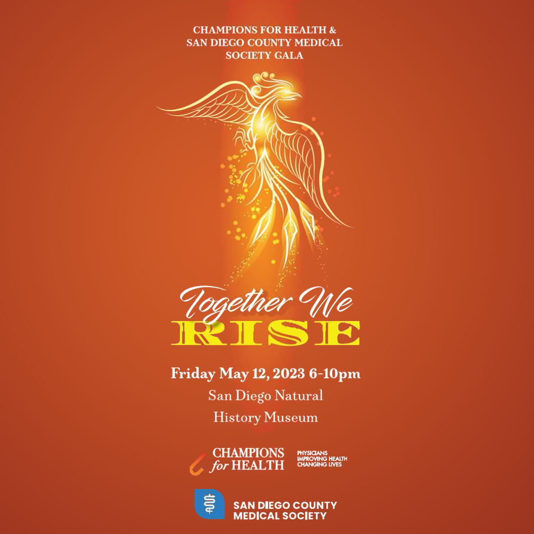 A poster on together we rise san Diego natural